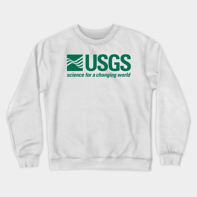 USGS Green Logo Crewneck Sweatshirt by geopilled